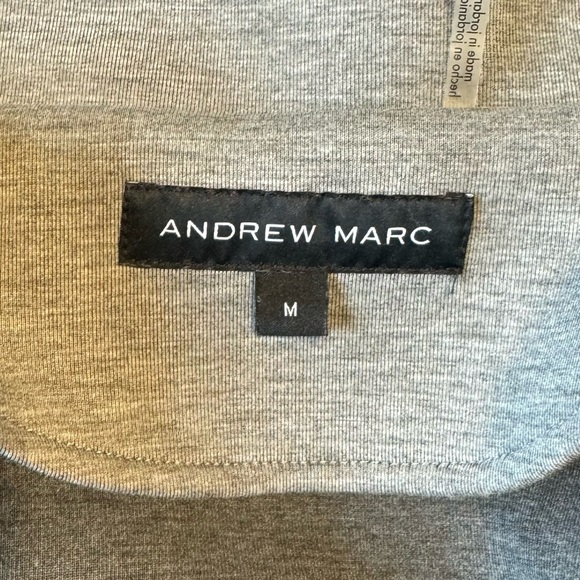 Andrew Marc~ Women’s Full Zip Hooded Knit Scuba‎ Jacket Gray Size Medium - Picture 6 of 11